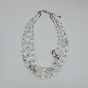 Elegant White Pearl Necklace